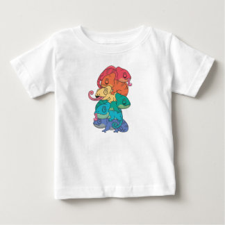 Camiseta Orgulho gay Lgbtq Chameleon Pile Arco-Íris