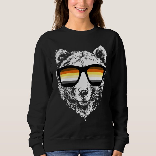 Camiseta Orgulho gay Lgbtq Óculos escuros com sinalizador d (Frente)