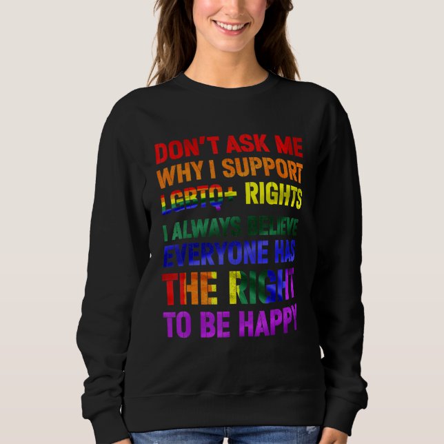 Camiseta Orgulho gay Lgbtq Rights Support Gay Les Bi Trans  (Frente)