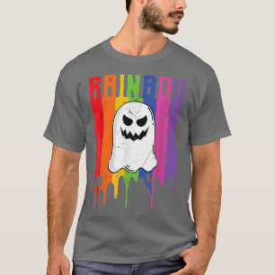 Camiseta Orgulho gay LGBTQ Sinalizador Fantasma Arco-Íris H