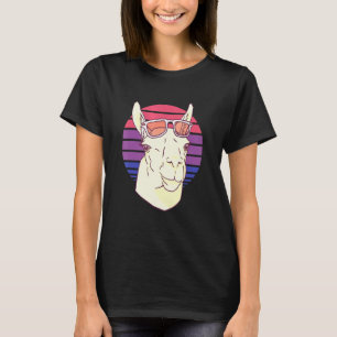 Camiseta Orgulho gay Llama Lgbt Óculos de sol bissexual