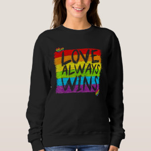 Camiseta Orgulho gay Love Sempre Ganha Dizendo Lgbtq Igual