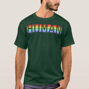 Camiseta ORGULHO GAY Mês de Bandeira LGBT HUMANA Transgêner