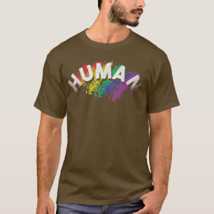 Camiseta ORGULHO GAY Mês de Bandeira LGBT HUMANA Transgêner