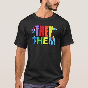 Camiseta Orgulho gay Mês Eles Contam Com N Não Binário