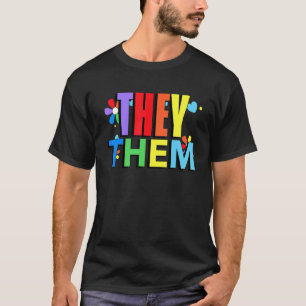 Camiseta Orgulho gay Mês Eles Contam Com N Não Binário
