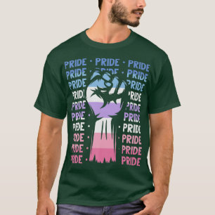 Camiseta Orgulho gay Mês LGBT Bi G Sinalizador Bigender LGB