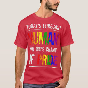 Camiseta Orgulho gay Mês LGBTQ - Desfile Humano 100 Chance