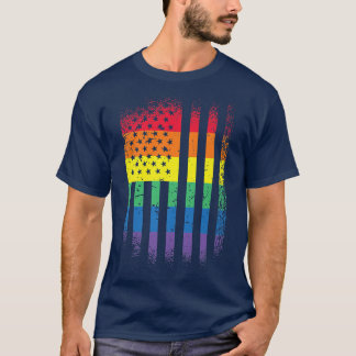 Camiseta Orgulho gay Mês Sinalizador Arco-Íris LGBTQ Orgulh