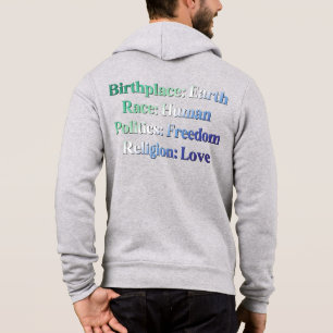 Camiseta Orgulho gay MLM - Local de nascimento: Terra. Raça