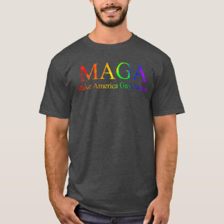 Camiseta Orgulho Gay Novamente vintage
