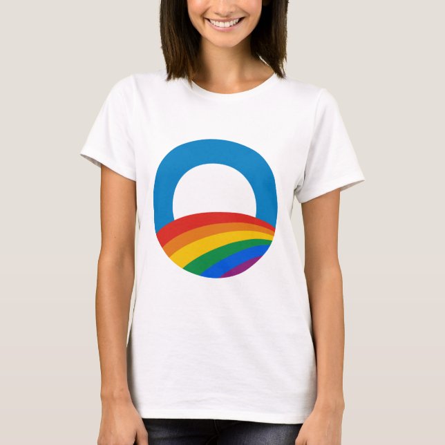Camiseta Orgulho gay Obama (Frente)