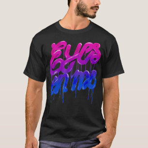 Camiseta Orgulho gay olhos em mim LGBTQ+ CSD Bandeira Bisse