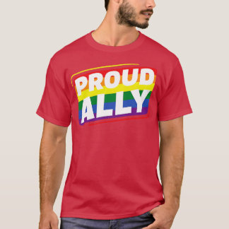Camiseta Orgulho gay Orud Ally LGBT LGBT Sinalizador Rainbo