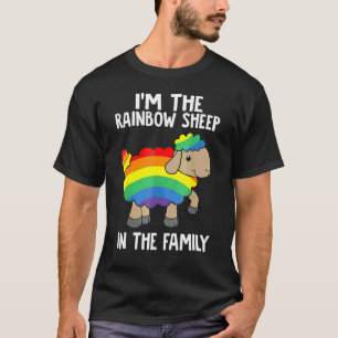 Camiseta Orgulho Gay Ovelha LGBT Eu Sou a Ovelha Arco-íris