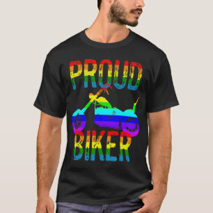 Camiseta Orgulho gay Proud Biker