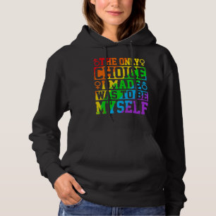 Camiseta Orgulho Gay Rainbow A Única Escolha Para Ser Eu Me