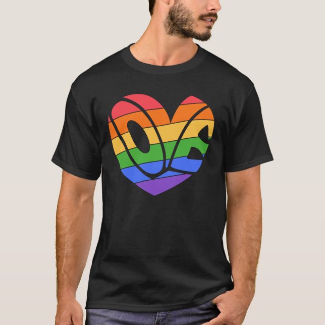 Camiseta Orgulho Gay Rainbow LGBTQ (Frente)