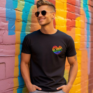 Camiseta Orgulho Gay Rainbow LGBTQ Nome Personalizado Ou Te