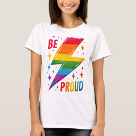 Camiseta ORGULHO GAY RAINBOW THunderBOLT