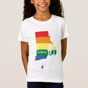 Camiseta Orgulho gay Rhode Island