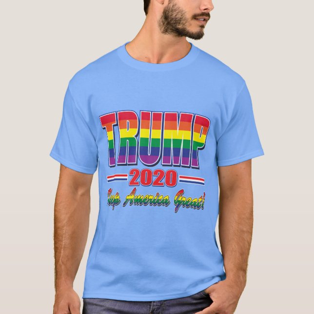 Camiseta Orgulho gay Trump 2020 (Frente)