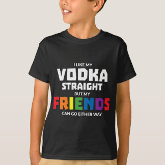 Camiseta Orgulho gay Vodka LGBTQ