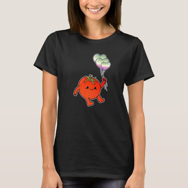 Camiseta Orgulho Genderfae do Tomato Balloon (Frente)
