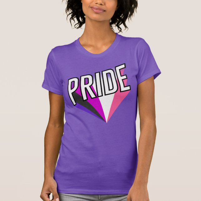 Camiseta Orgulho Genderfluid (Frente)