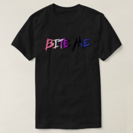 Camiseta Orgulho Genderfluid Me Dá uma Mordida