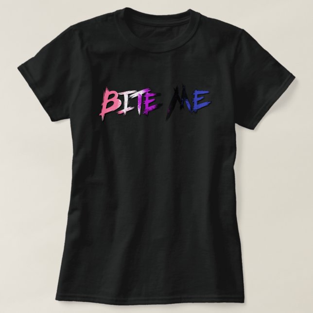 Camiseta Orgulho Genderfluid Me Morda (Frente do Design)