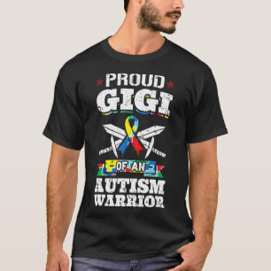 Camiseta Orgulho Gigi De Uma Fita De Sensibilização Do Guer