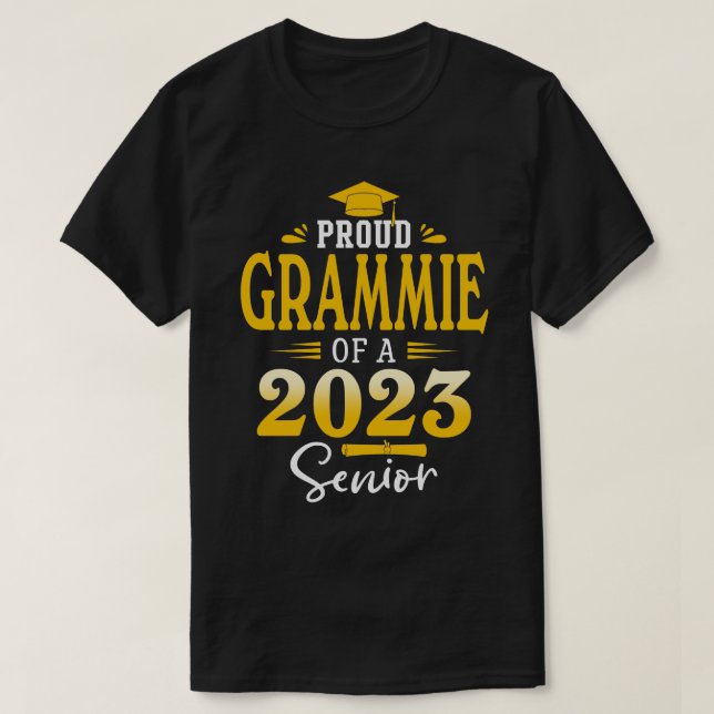 Camiseta Orgulho GRAMMIE De Uma Graduação De Mais velho 202 (Frente do Design)