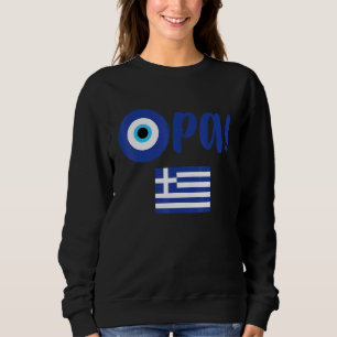 Camiseta Orgulho Grego Opa Bandeira Grega Hellas Grécia Olh
