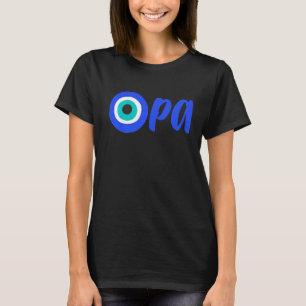 Camiseta Orgulho Grego OPA Mau Eye Hellas Grécia Mãe