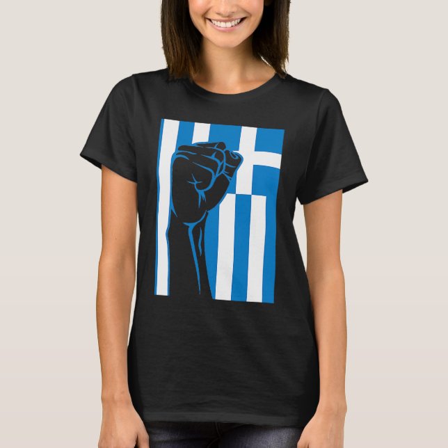 Camiseta Orgulho Grego Principal OPA Hellas Grécia Grega Ba (Frente)