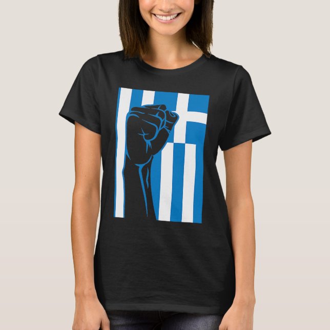 Camiseta Orgulho Grego Principal OPA Hellas Grécia Grega Ba (Frente)