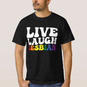 Camiseta Orgulho Groovy Viva Ria Lésbica LGBT