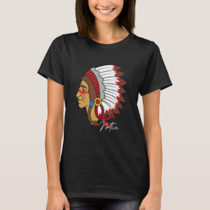 Camiseta Orgulho Guerreiro da Tribo Indígena Americana