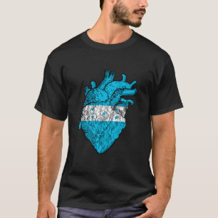 Camiseta Orgulho Hondurenho Raízes Herança Coração Honduren