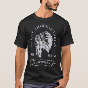 Camiseta Orgulho Indiano Nativo Americano da Tribo da Famíl