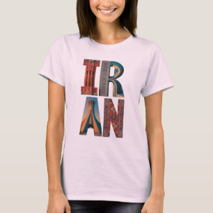 Camiseta Orgulho Iraniano Anti Guerra Paz Persia Herança