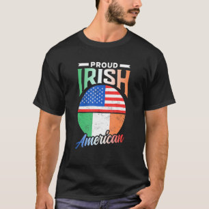 Camiseta Orgulho Irlandês Americano Roots Ireland Family Us