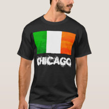 Orgulho Irlandês de Chicago com Bandeira da Irland