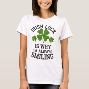 Camiseta Orgulho Irlandês Dia de São Patrício Travessuras T