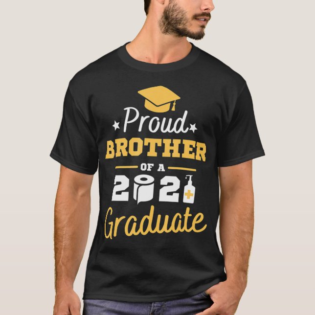 Camiseta Orgulho Irmão 2021 Homens Criam Sua Família De For (Frente)