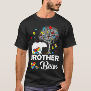 Camiseta Orgulho Irmão Urso Autismo Família Correspondendo 