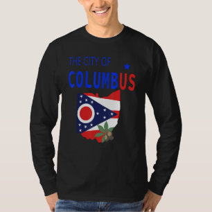 Camiseta Orgulho Italiano da Cidade de Ohio de Columbus