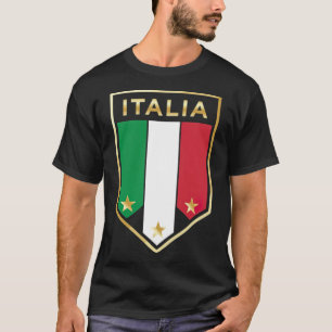 Camiseta Orgulho italiano Gráfico italiano Futebol engraçad