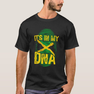 Camiseta Orgulho jamaicano Jamaica Sinalizador I Impressão 